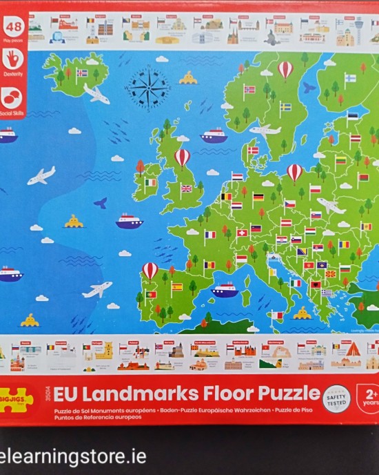 European Landmarks Floor Puzzle
