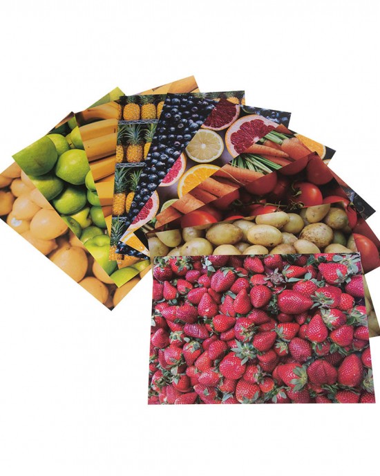 Fruit and Vegetable Paper A4  -product available online only