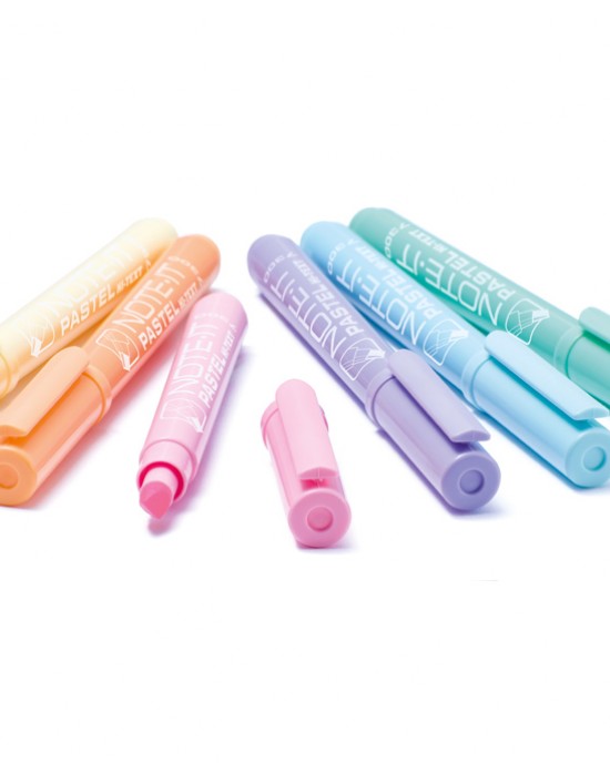 6 Note It Pastel Highlighters  