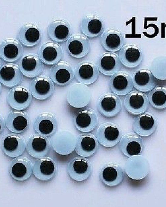 Wiggly Eyes 15mm Pack Of 200