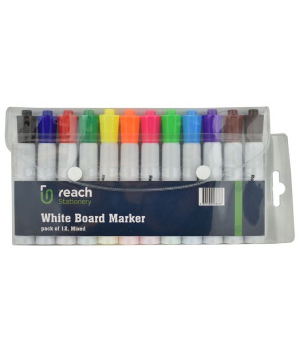 Whiteboard Markers Wallet of 12