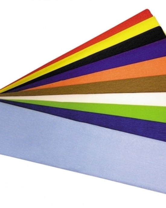 Crepe Paper Pack Of 10 Assorted