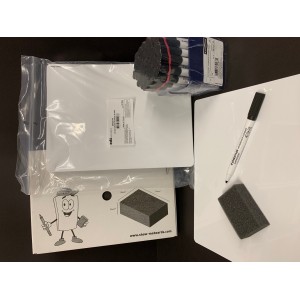 White boards Drywipe -  Class Pack - Product Available Online Only