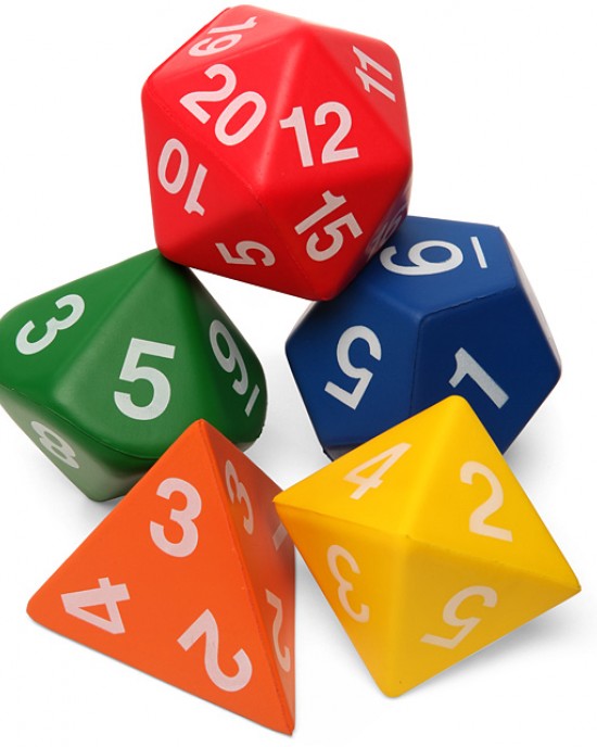 Polyhedron Number Dice