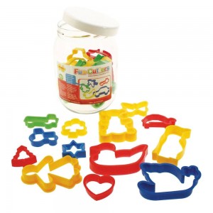 Jar of 24 Pastry Cutters