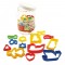 Jar of 24 Dough/Pastry Cutters