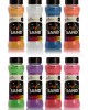 Bright Coloured Sand Shakers (Pack of 6)