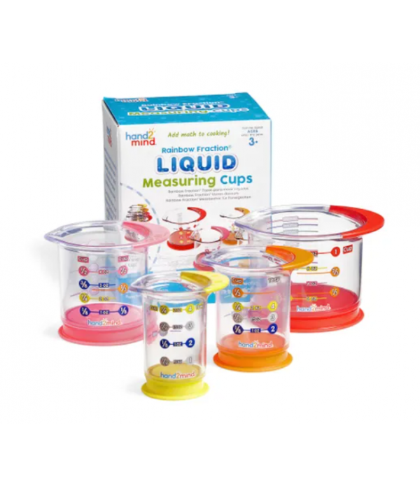 Rainbow Fraction Liquid Measuring Cups