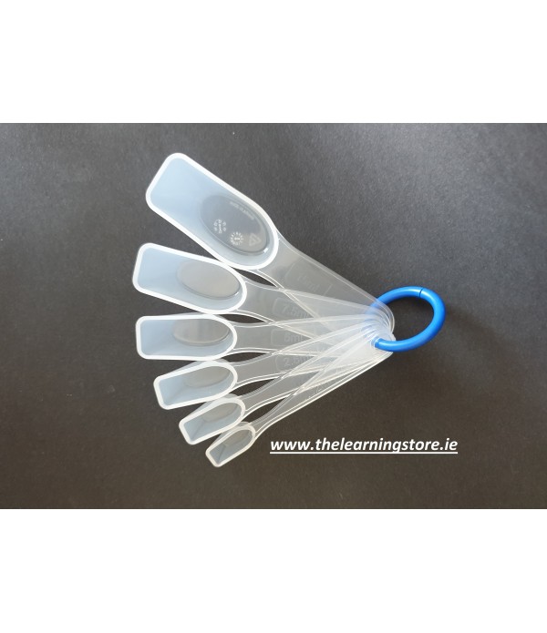 Metric and Customary Measuring Spoons (6 pieces)