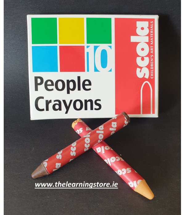 People Crayons Pack of 10