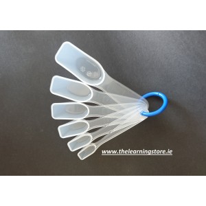 Metric and Customary Measuring Spoons (6 pieces)