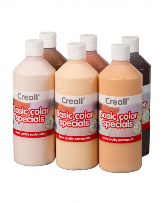 Creall People of the World Poster Paints 6 x 500ml
