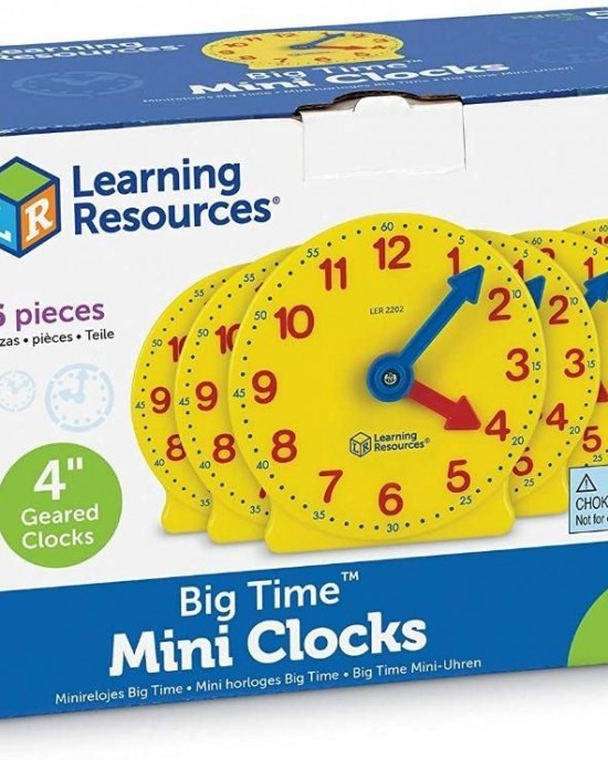 Mini Geared Clocks Set of 6