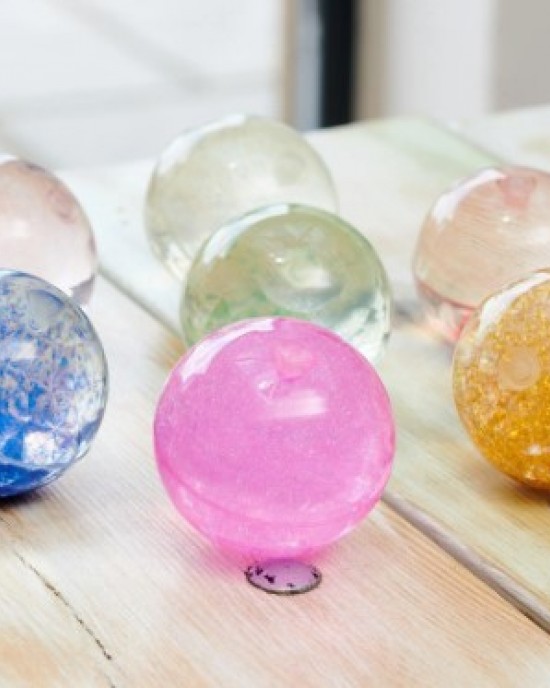 Sensory Rainbow Glitter Balls pack of 7