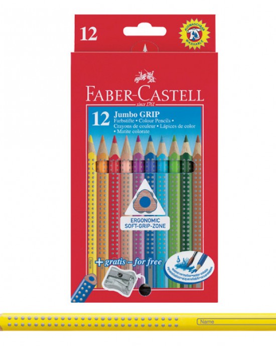 Colour Grip Jumbo Coloring Pencils 12`s