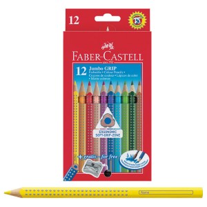Coloring Pencils 12`s Coloured Grip Jumbo