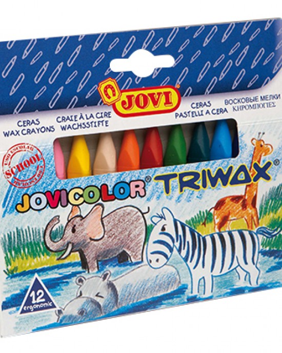 Jovicolor Triwax Crayons 12s