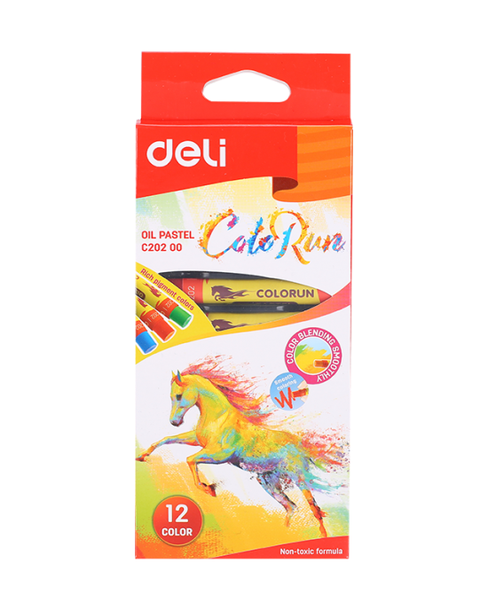 Oil Pastels Color Run 12`s