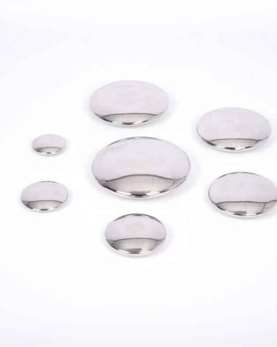 Sensory Reflective Silver Buttons