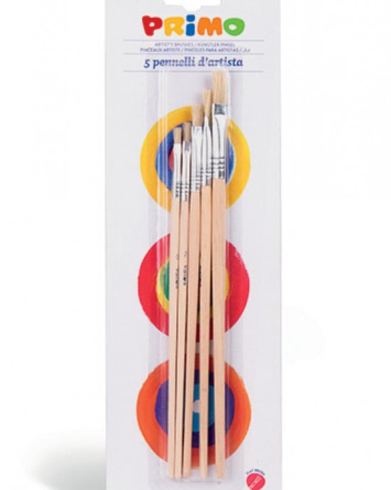 Flat Paint Brushes Pack of 5