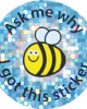 Sticker "Ask me why"