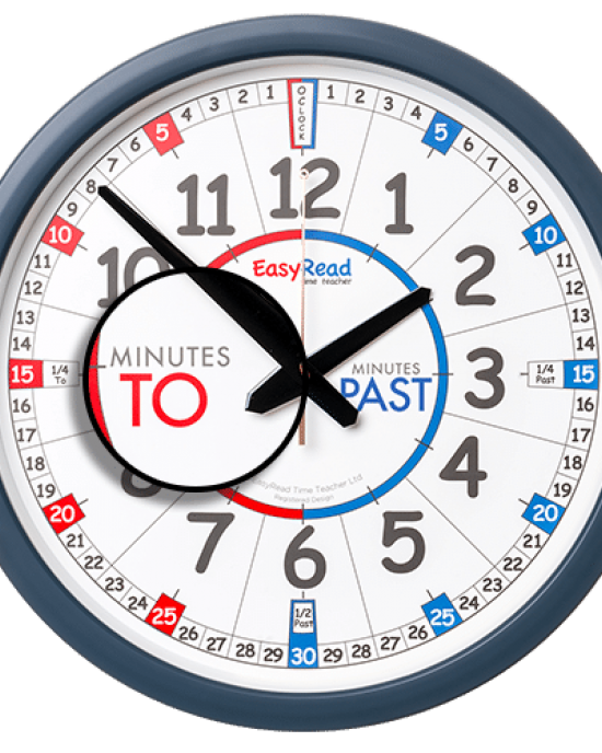 EasyRead Time Teacher Past & To Playground Wall Clock