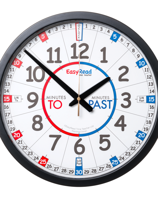 EasyRead Time Teacher Past & To Playground Wall Clock