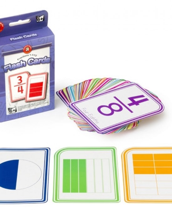 Flash Cards Fractions 1-1/12
