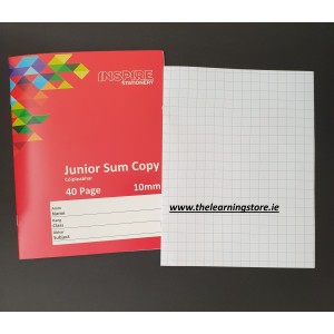 Copybook 10mm Square Sums Pack of 10