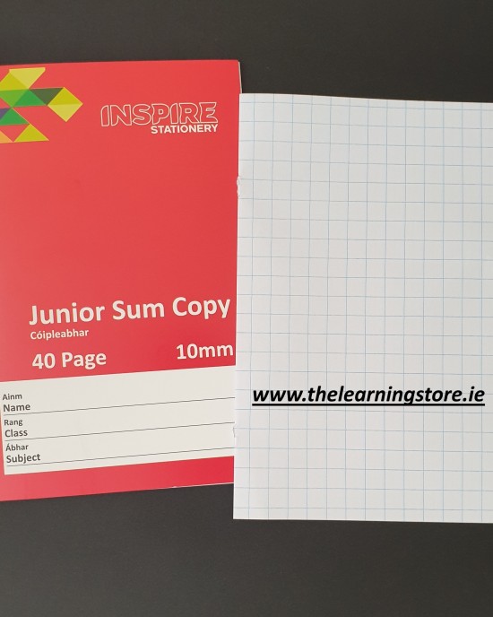 Copybook 10mm Square sums