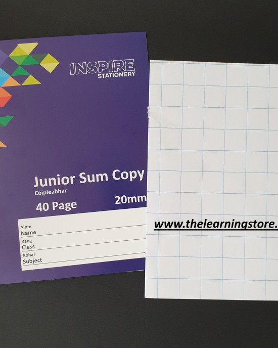 Copybook 20mm Junior Sums