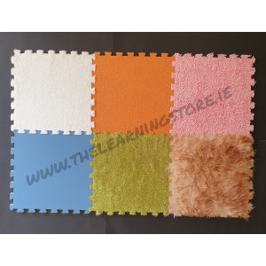 Sensory Texture Puzzle Mats Pack of 6