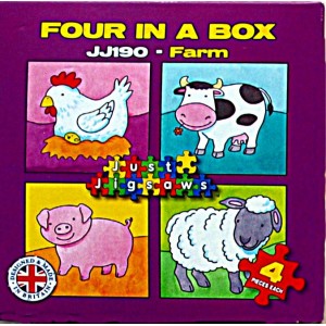 Four in a Box Mini Puzzle - Farm