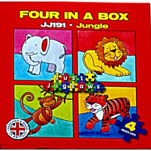Four in a Box  Mini Puzzle- Jungle