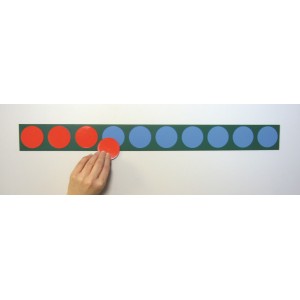 Magnetic Counters Strip & 10 Counnters
