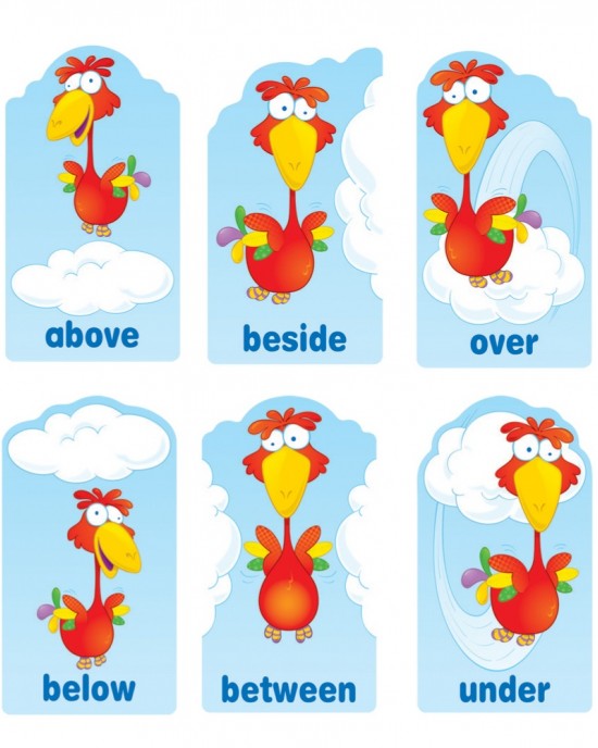 Positional Words Poster Set
