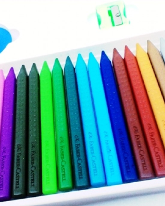 Faber-Castell 12 Grip Erasable Crayons