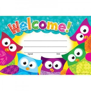 Award Certs Welcome (Owls)