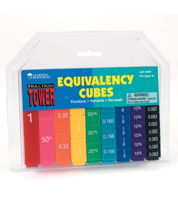 Equivalency Cubes Fraction Tower