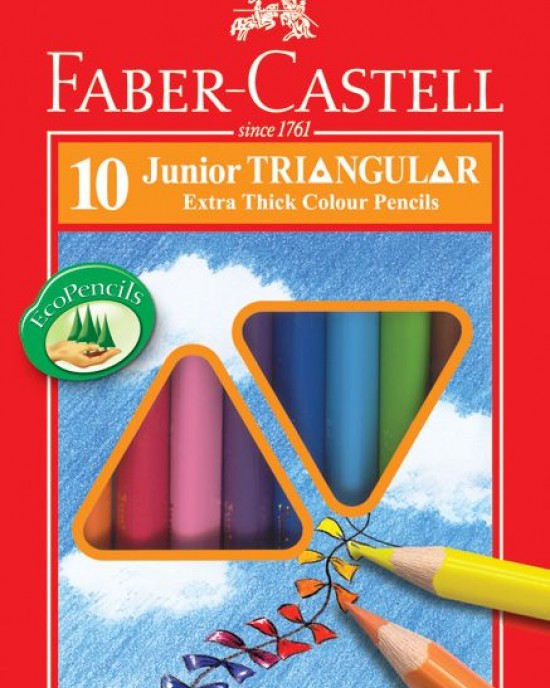 Junior Triangular Colouring Pencils 10`s