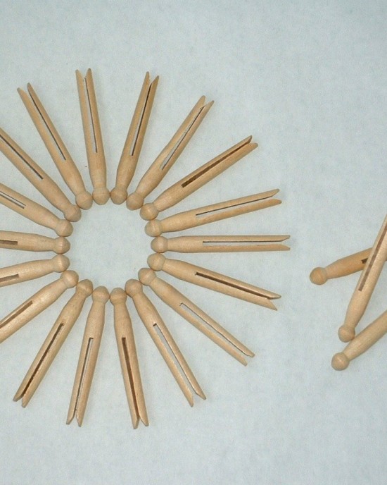 Dolly Pegs Natural Pack Of 24