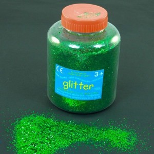 Glitter Dispenser Green 400g Class Pack