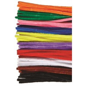 Pipe Cleaners 30cm Single Colour 100's