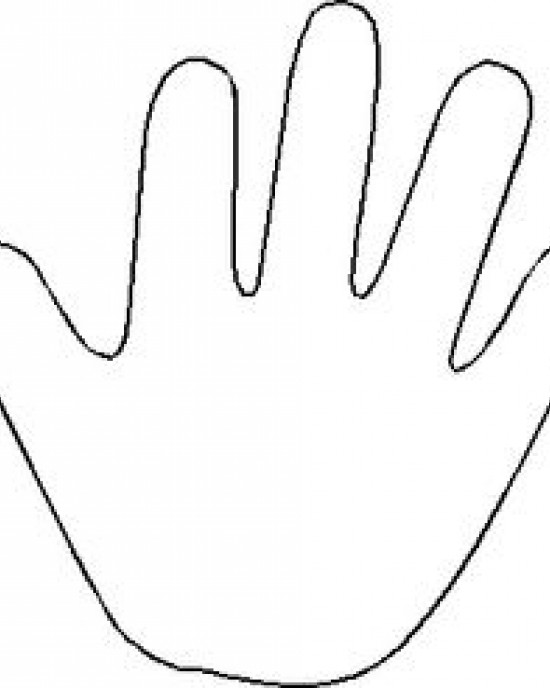 Hand Templates To Decorate Pack of 10
