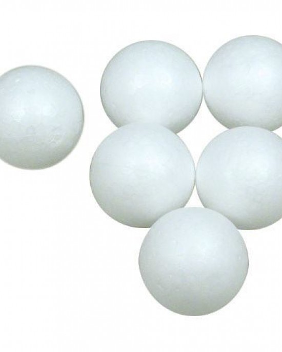 Polystyrene Spheres / Balls 50mm 