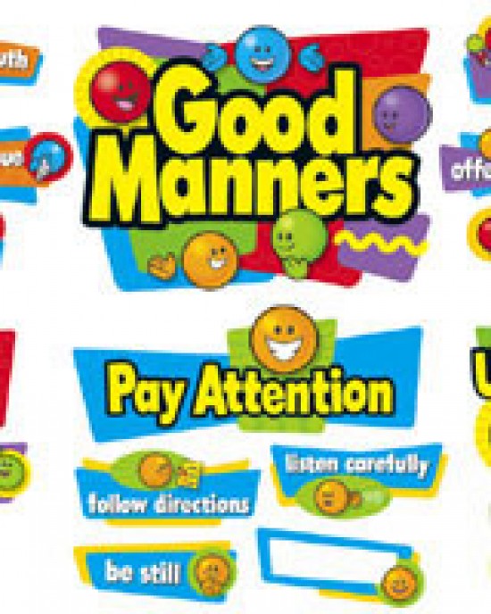Good Manners Bulletin Board Set