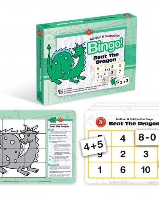 Beat The Dragon (Addition And Subtraction Bingo) 