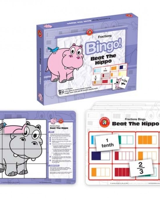 Beat The Hippo (Fraction Bingo)