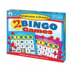 2 Bingo Games Multiplication & Division