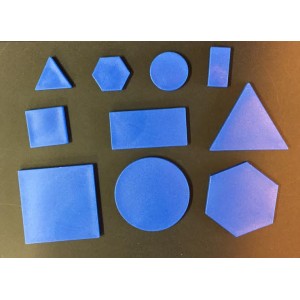 Plastic 2D Shapes